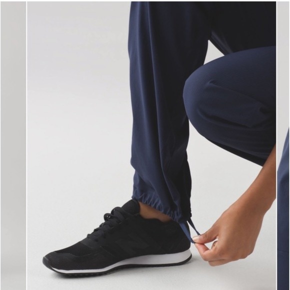 Lululemon Athletica Dance Studio Pants Unlined Navy Blue Size 10 - Picture 4 of 12